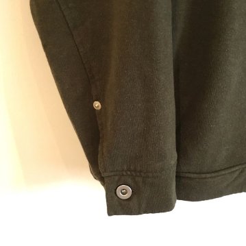 Phatee - HEMP SWEAT G JACKET / OLIVEの画像