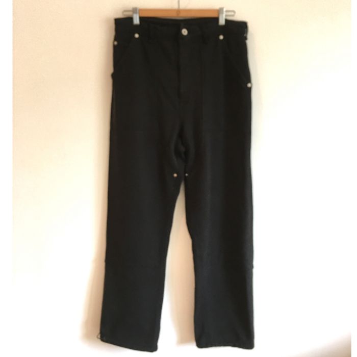 Phatee - HEMP SWEAT W KNEE PAINTER PANTS / BLACKの画像