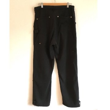 Phatee - HEMP SWEAT W KNEE PAINTER PANTS / BLACKの画像