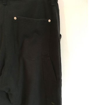 Phatee - HEMP SWEAT W KNEE PAINTER PANTS / BLACKの画像