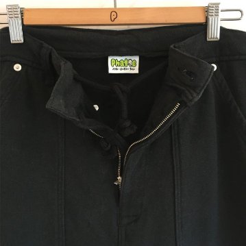 Phatee - HEMP SWEAT W KNEE PAINTER PANTS / BLACKの画像