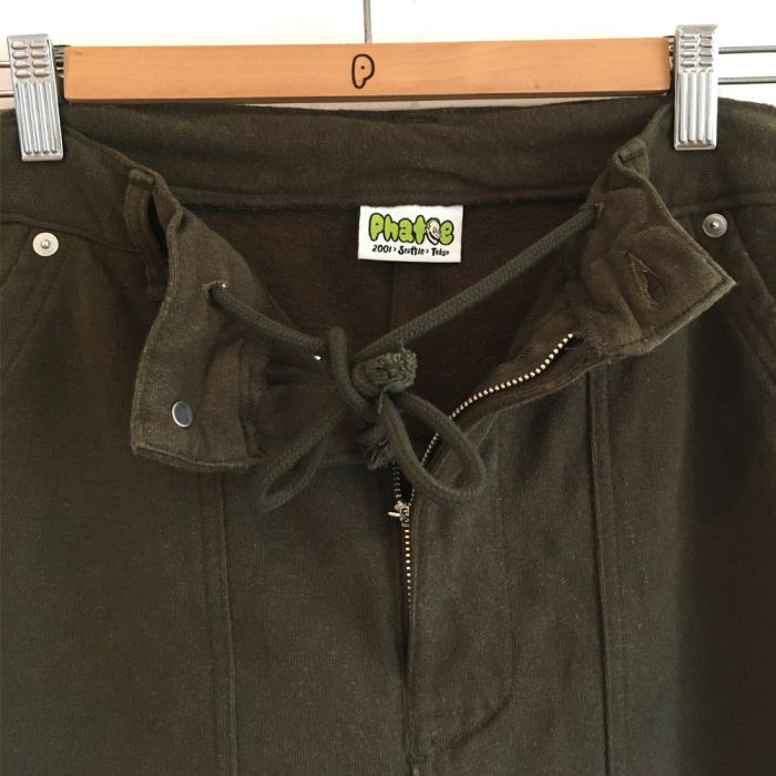 Phatee - HEMP SWEAT W KNEE PAINTER PANTS / OLIVE (OUTLET)の画像