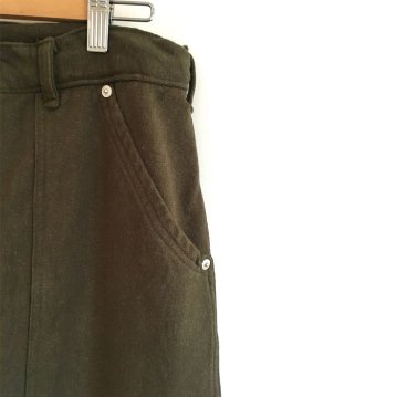 Phatee - HEMP SWEAT W KNEE PAINTER PANTS / OLIVE (OUTLET)の画像