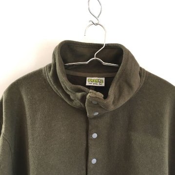 Phatee - HEMP SWEAT SNAP TEE / OLIVEの画像