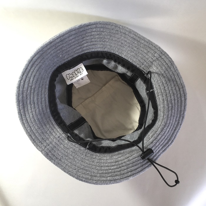 Phatee - BUCKET HAT CHIN STRAP / LT GREY FLEECEの画像