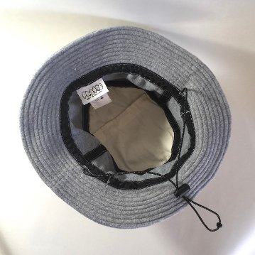 Phatee - BUCKET HAT CHIN STRAP / LT GREY FLEECEの画像