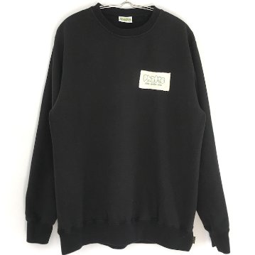 Phatee - HEMP SWEAT CREW LOGO / BLACK (shop limited)の画像