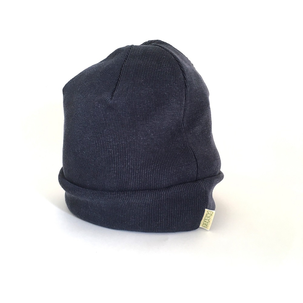Phatee - HEMP RIB KNIT BEANIE / NAVYの画像
