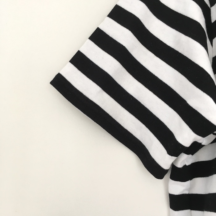 Phatee - HEMP TEE S/S POCKET UPCYCLE / BORDERの画像