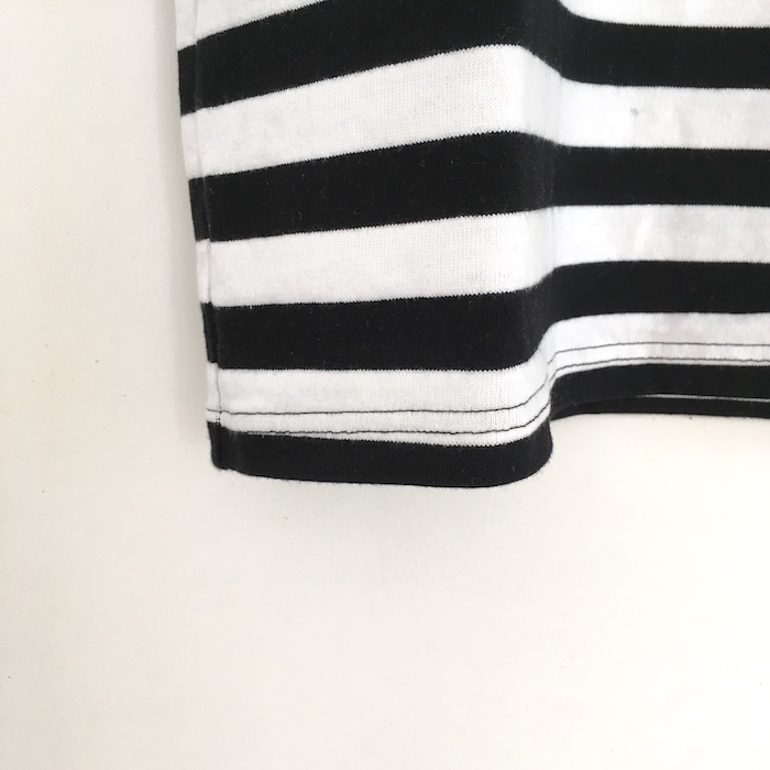 Phatee - HEMP TEE S/S POCKET UPCYCLE / BORDERの画像
