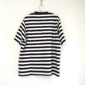 Phatee - HEMP TEE S/S POCKET UPCYCLE / BORDERの画像