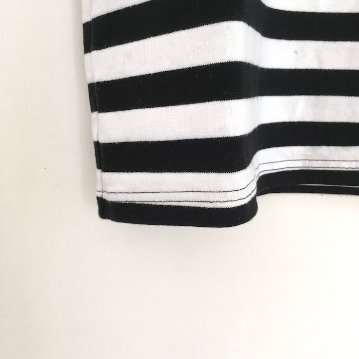 Phatee - HEMP TEE S/S POCKET UPCYCLE / BORDERの画像