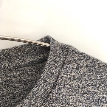 Phatee - HEMP TEE S/S POCKET UPCYCLE / HEATHER NAVYの画像