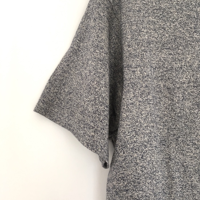 Phatee - HEMP TEE HEAVY WEIGHT UPCYCLE / HEATHER NAVYの画像