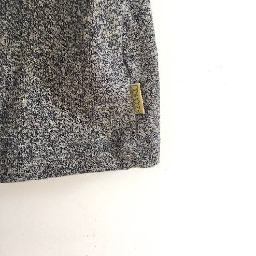 Phatee - HEMP TEE HEAVY WEIGHT UPCYCLE / HEATHER NAVYの画像