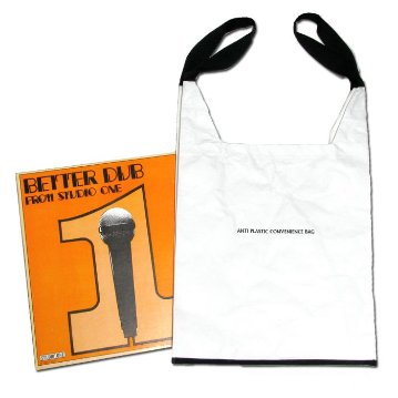Phatee - ANTI PLASTIC CONVENIENCE BAG 12inch / WHITE x BLACKの画像