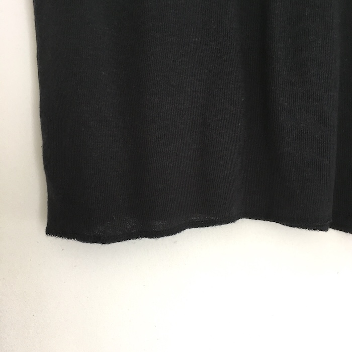 Phatee - HEMP RIB TANK TOP / BLACKの画像