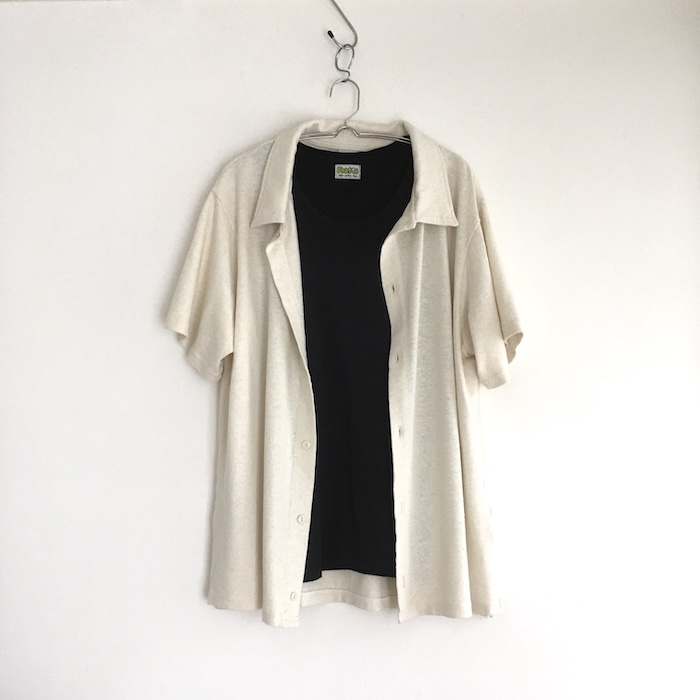 Phatee - HEMP RIB TANK TOP / BLACKの画像