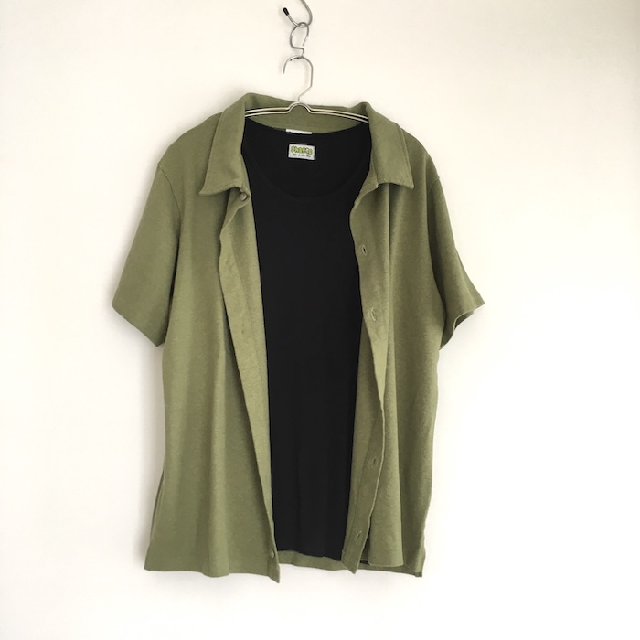 Phatee - HEMP RIB TANK TOP / BLACKの画像