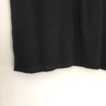Phatee - HEMP RIB TANK TOP / BLACKの画像