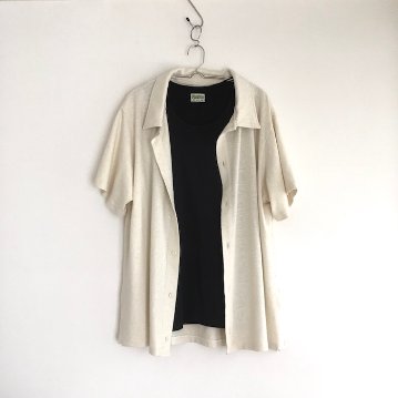 Phatee - HEMP RIB TANK TOP / BLACKの画像