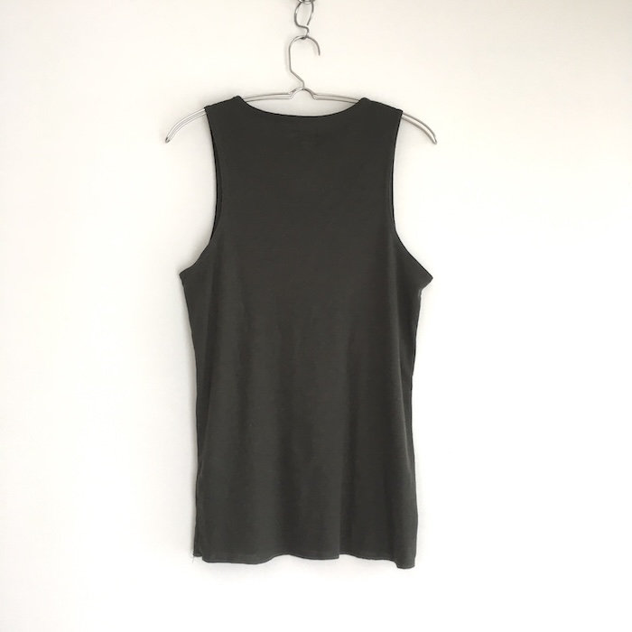 Phatee - HEMP RIB TANK TOP / CHACOAL GREYの画像