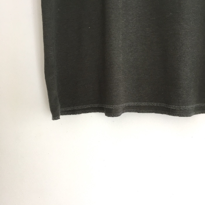 Phatee - HEMP RIB TANK TOP / CHACOAL GREYの画像
