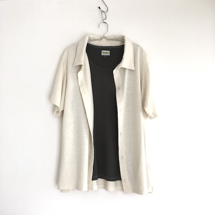 Phatee - HEMP RIB TANK TOP / CHACOAL GREYの画像