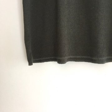 Phatee - HEMP RIB TANK TOP / CHACOAL GREYの画像