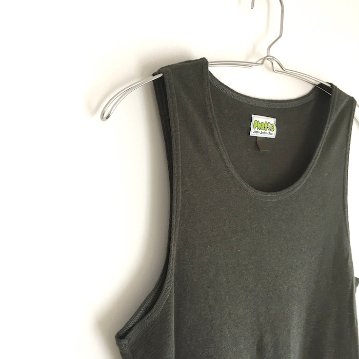 Phatee - HEMP RIB TANK TOP / CHACOAL GREYの画像