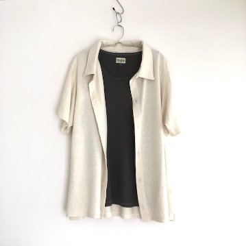 Phatee - HEMP RIB TANK TOP / CHACOAL GREYの画像