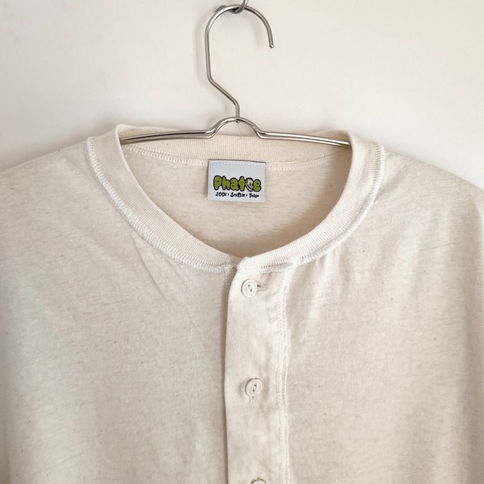 Phatee - HEMP HENLEY NECK S/S / KINARIの画像