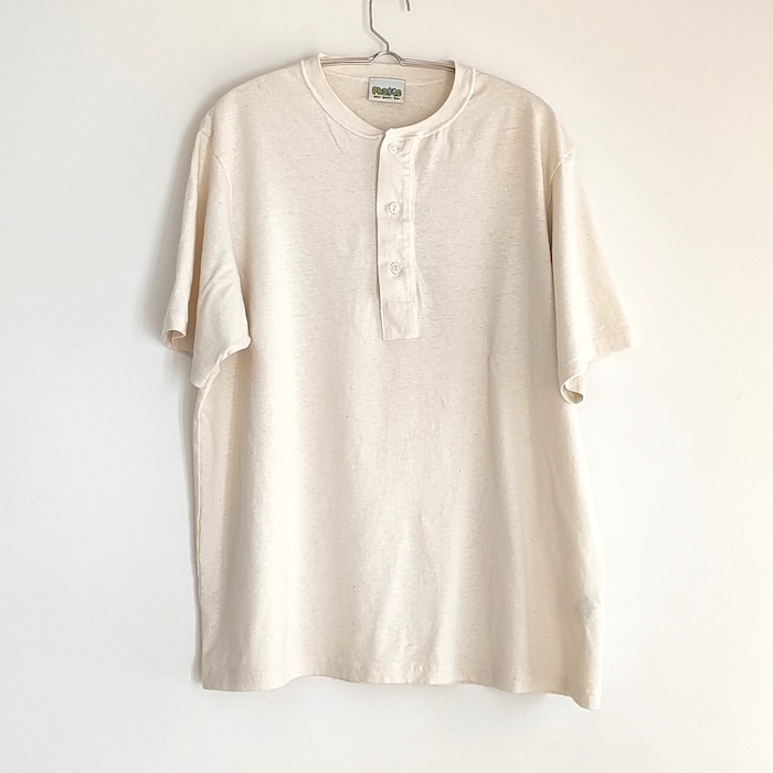 Phatee - HEMP HENLEY NECK S/S / KINARIの画像