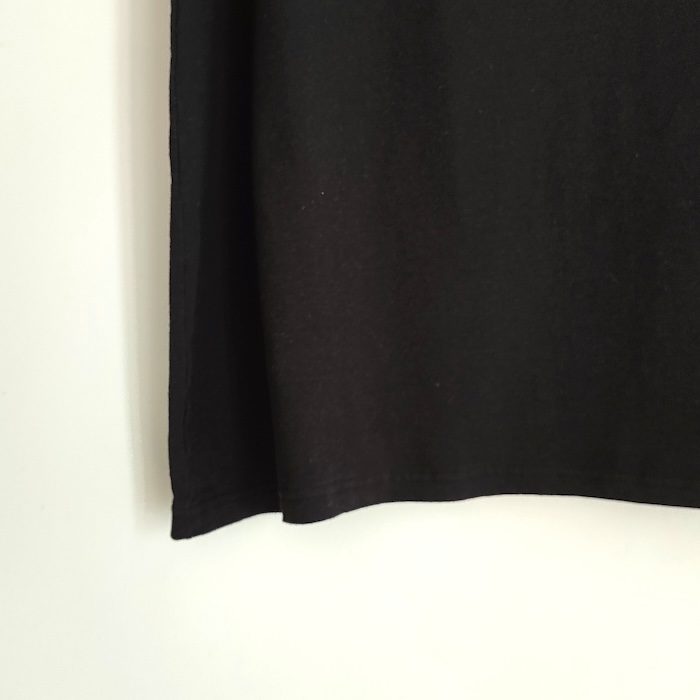Phatee - HEMP HENLEY NECK S/S / BLACKの画像