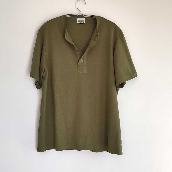 Phatee - HEMP HENLEY NECK S/S / MACCHAの画像