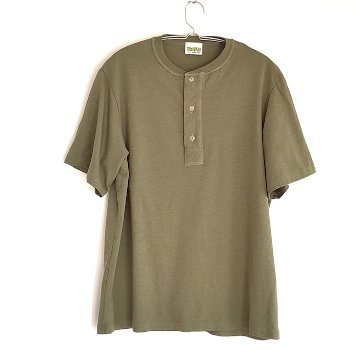 Phatee - HEMP HENLEY NECK S/S / MACCHAの画像