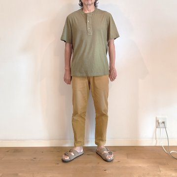 Phatee - HEMP HENLEY NECK S/S / MACCHAの画像