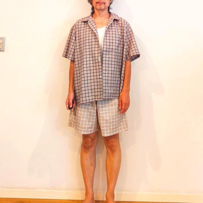 Phatee SPECIALS - S/S SHIRTS CHECK/ GREY*NAVY CHECKの画像