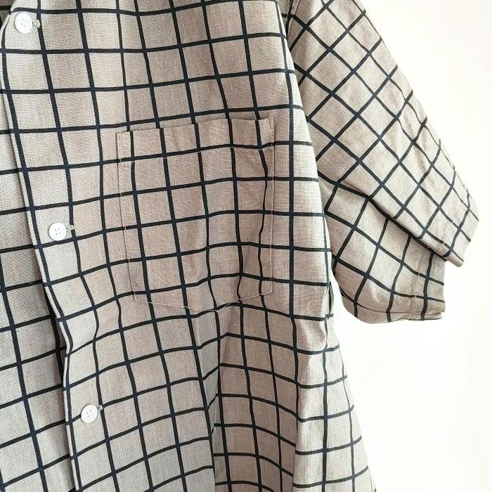 Phatee SPECIALS - S/S SHIRTS CHECK/ GREY*NAVY CHECKの画像