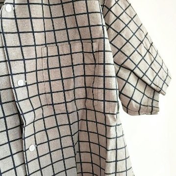 Phatee SPECIALS - S/S SHIRTS CHECK/ GREY*NAVY CHECKの画像