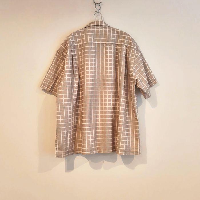 Phatee SPECIALS - S/S SHIRTS + SHORTS SET-UP / BEIGE CHECKの画像