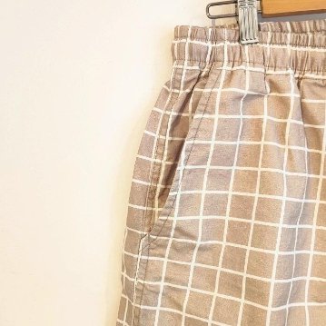 Phatee SPECIALS - S/S SHIRTS + SHORTS SET-UP / BEIGE CHECKの画像