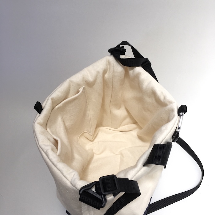 sanpo shoulder bag / KINARI*NAVYの画像