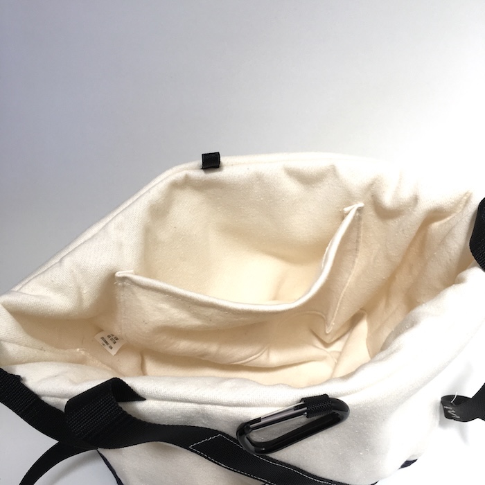 sanpo shoulder bag / KINARI*NAVYの画像