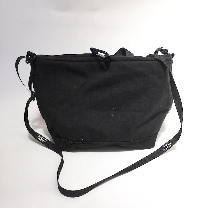 sanpo shoulder bag / ALL BLACKの画像