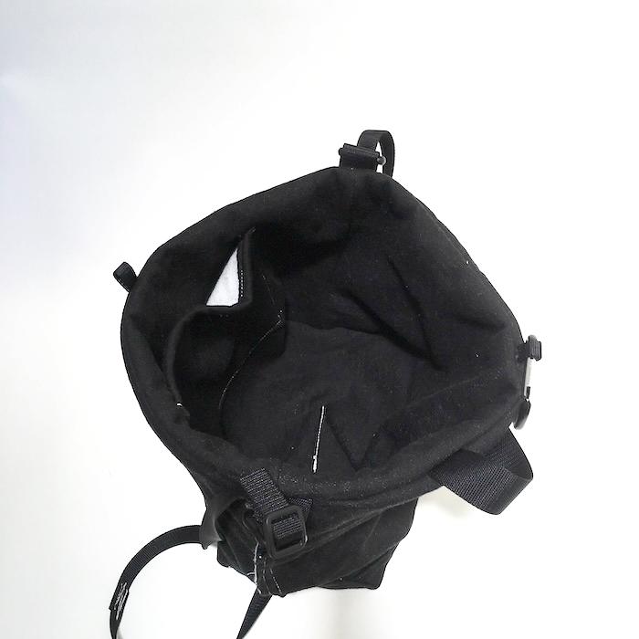 sanpo shoulder bag / ALL BLACKの画像