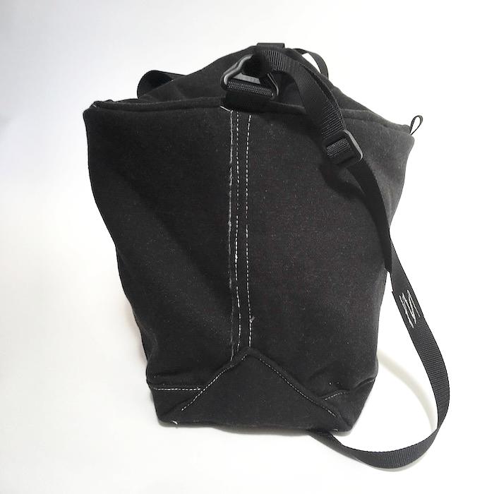sanpo shoulder bag / ALL BLACKの画像