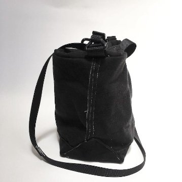 sanpo shoulder bag / ALL BLACKの画像