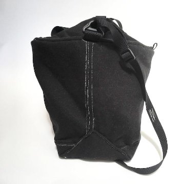 sanpo shoulder bag / ALL BLACKの画像