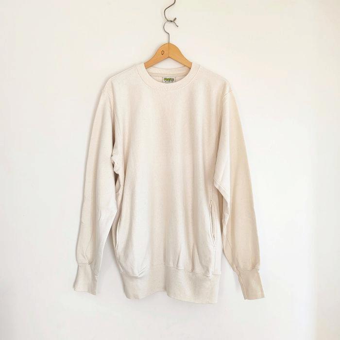 Phatee SPECIALS　HEMP SWEAT CREW -kinari　(sample）の画像